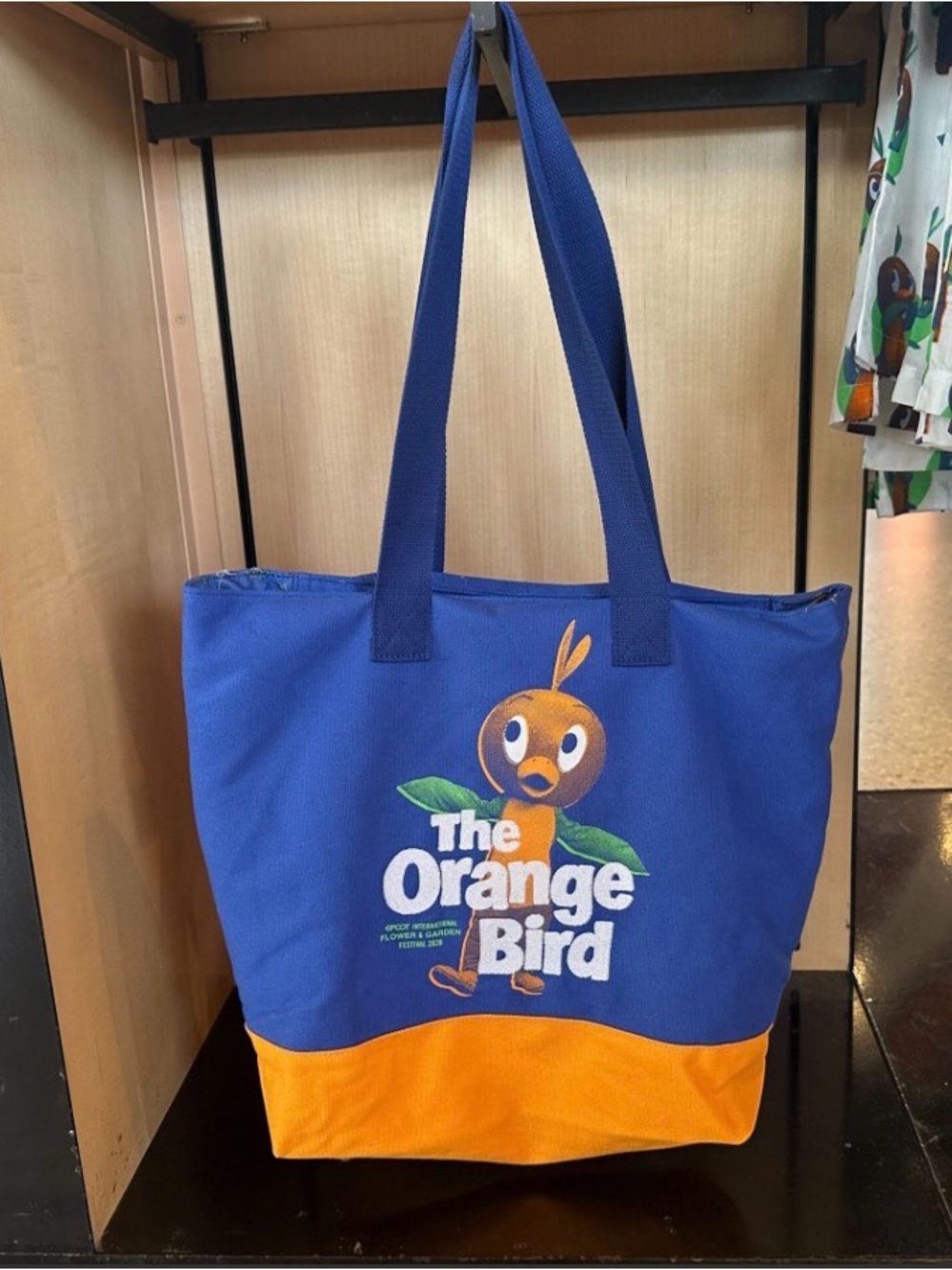 Disney Vintage Orange Bird Tote Bag 2026 EPCOT Flower and Garden Festival 🆕